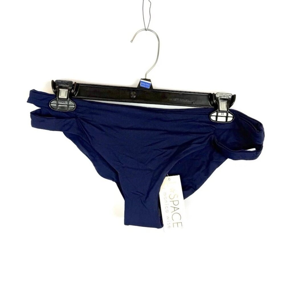 L Space Women’s Navy Blue Bikini Bottom Size XL
